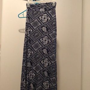Daily Special Blue Maxi Skirt !